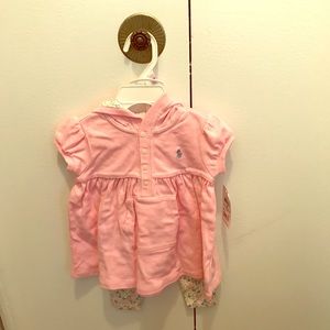 Short sleeved top and pant set